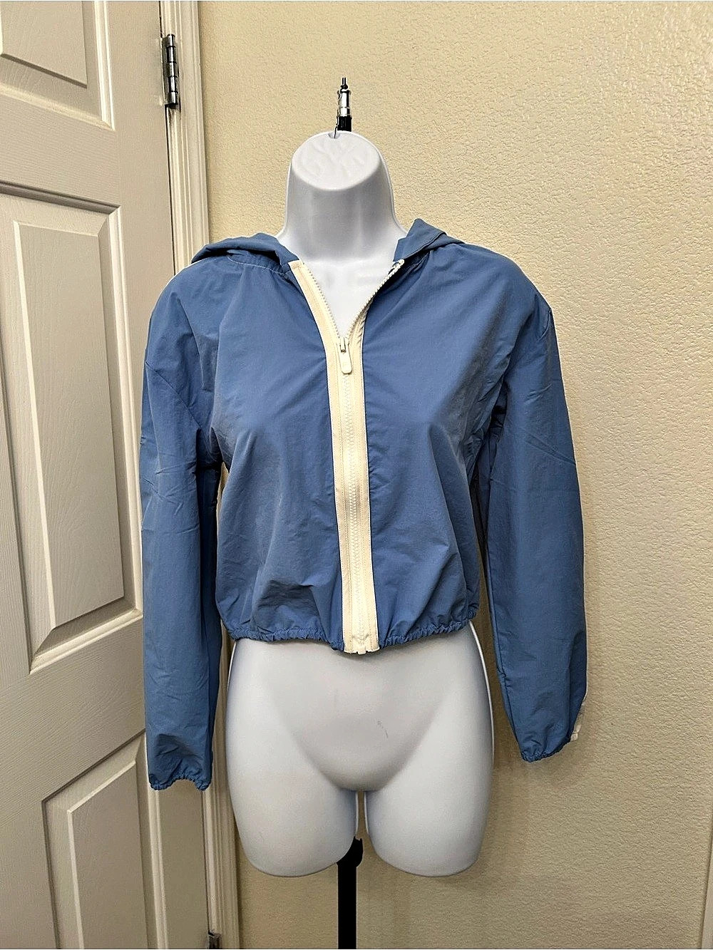 Prince Pickleball Windbreaker Color Block Windbreaker Blue & Cream Size XS Like